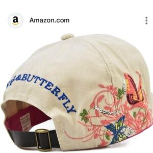 Flower & Butterfly Cap